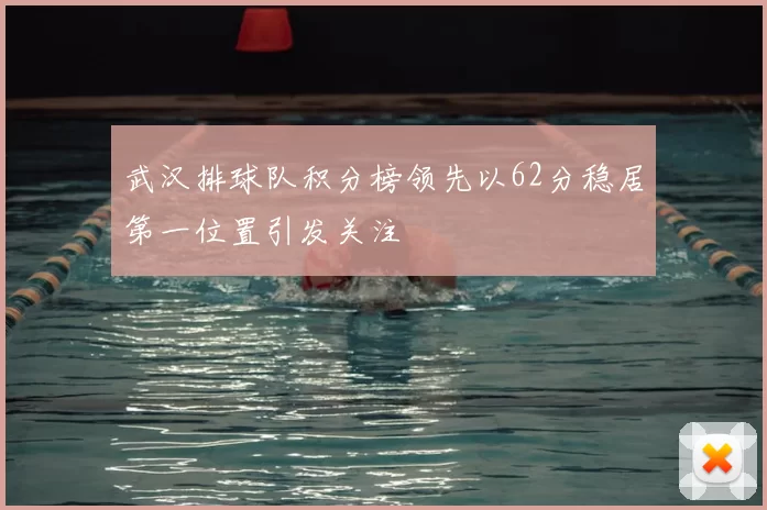 武汉排球队积分榜领先以62分稳居第一位置引发关注