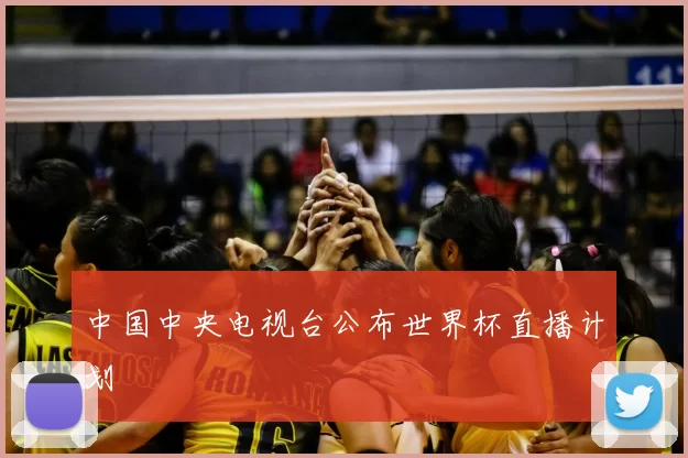 中国中央电视台公布世界杯直播计划